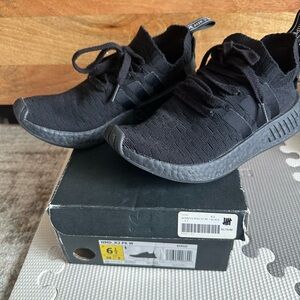 Used with box Adidas NMD_R2 Women’s Triple Black - Size 6.5
